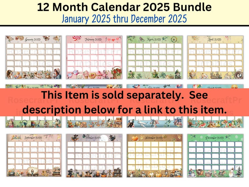 EDITABLE, January 2025 Calendar, 2025 January Calendar, Anne of Green