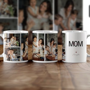 Photo Mug Template Bundle: 50+ Collage Designs, Canva Editable (Digital Download) image 8