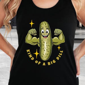 Funny Pickle Gym Tank Top: Women&#39;s Fitness Apparel