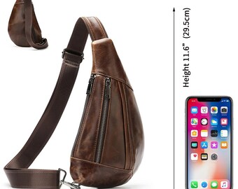 Shoulder Bag Leather Chest Bag Shoulder Messenger