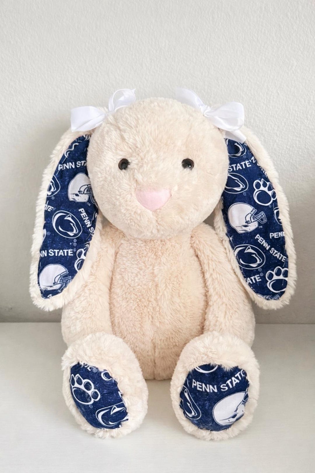 College Bunny Plush | University Mascot, School Spirit Decor - Etsy