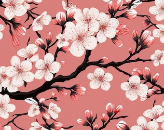 Background cherry blossom background cherry blossom cherry blossom background flowers background cherry blossom digital download