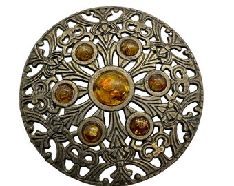 Beautiful metal piece | DIY craft supply | Rare find | Decoration accessory | Home Decor | Jewellery accessory