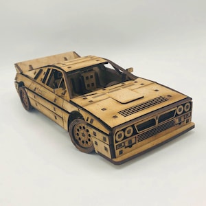 Lancia 037 Stradale (modello in legno tagliato al laser)