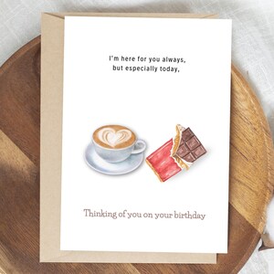 Birthday Sympathy Card | Thinking of You | Comfort & Support | Printable