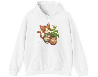 Plant Lovers Basil Hooded Sweatshirt