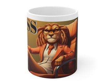Boss Lady Lion Mug 11oz