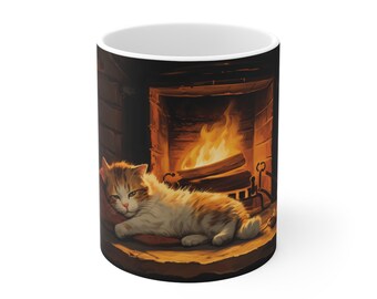 Lazy Cat Mug 11oz