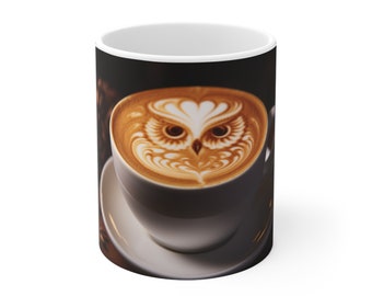 Latte Owl Mug 11oz