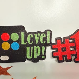 GAME ON gamer cake topper
