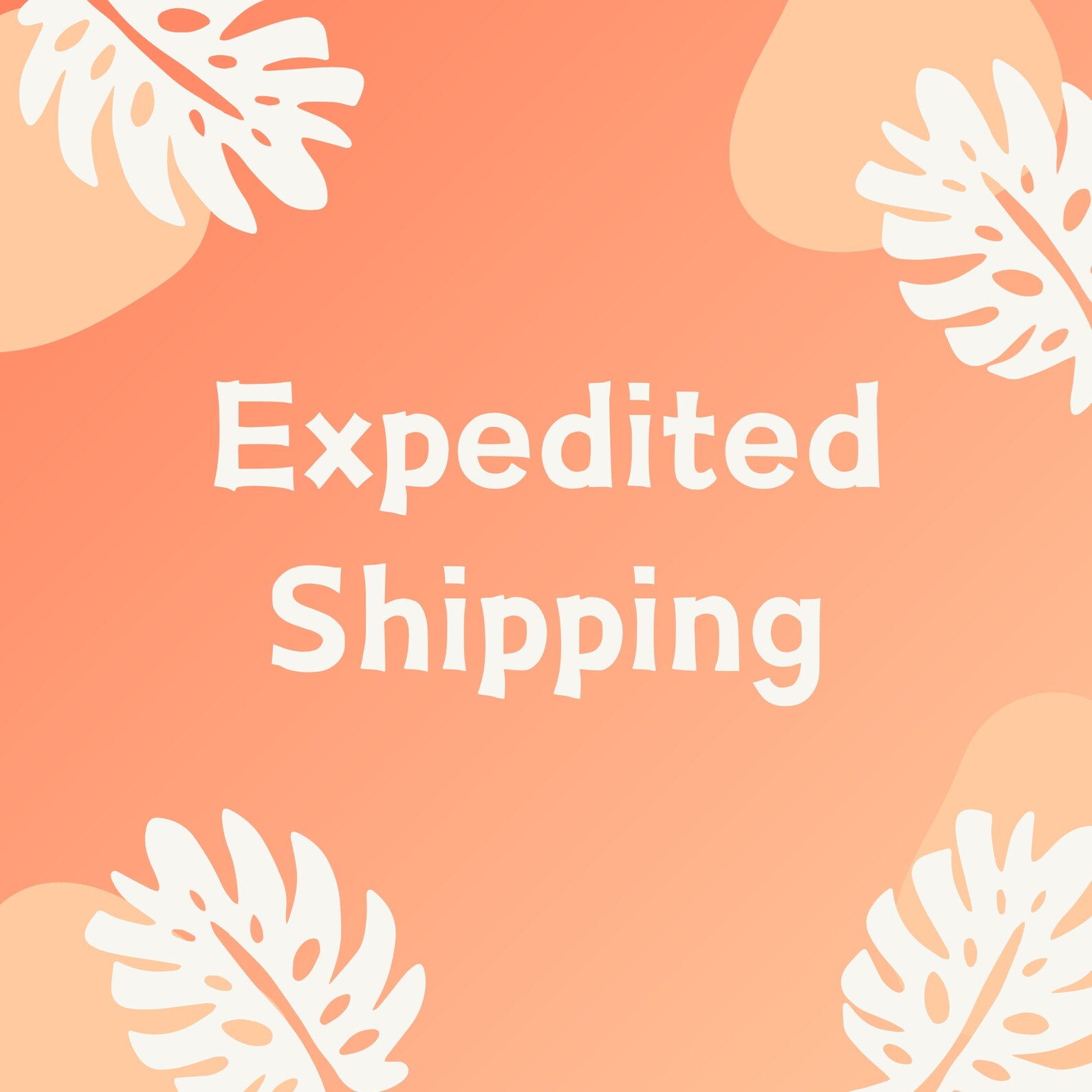 Expedited Sign Expedited Shipping - Etsy