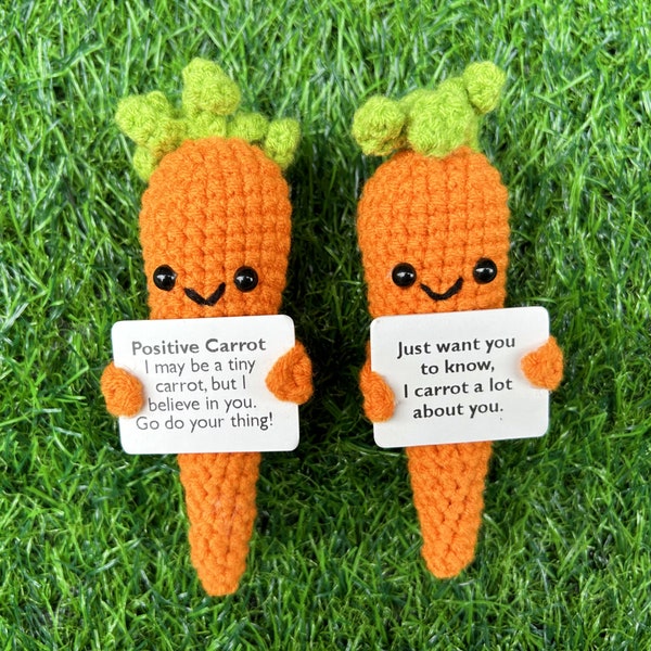 Cute Handmade Crochet Carrot, A Heartwarming and Unique Gift,Carrot About You Card,Crochet Carrot Amigurumi,Thoughtful Gift for Her/Him