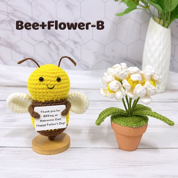 Muñeca De Abeja De Ganchillo Abeja De Apoyo Emocional Abeja Muñeca De Abeja De Ganchillo Abeja De Apoyo Emocional Abeja