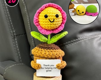 Flores De Crochê KivTovMo - Presente De Agradecimento Encantador