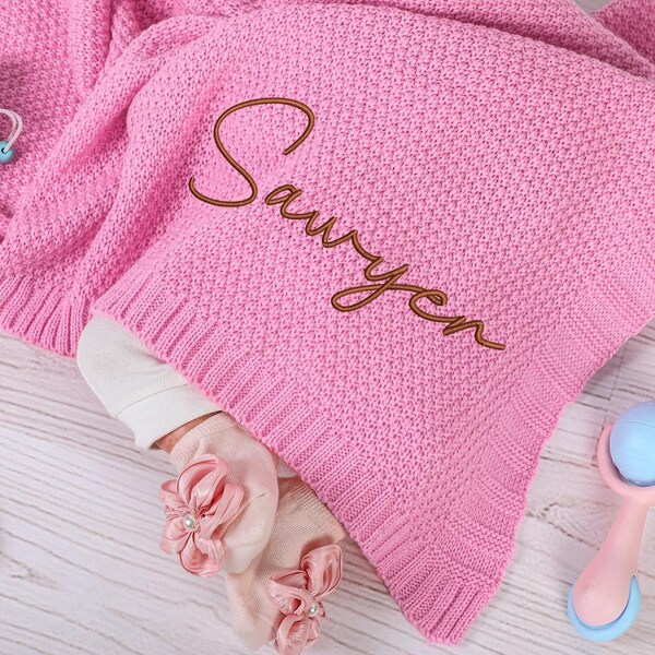 Monogramed Baby Blankets Etsy