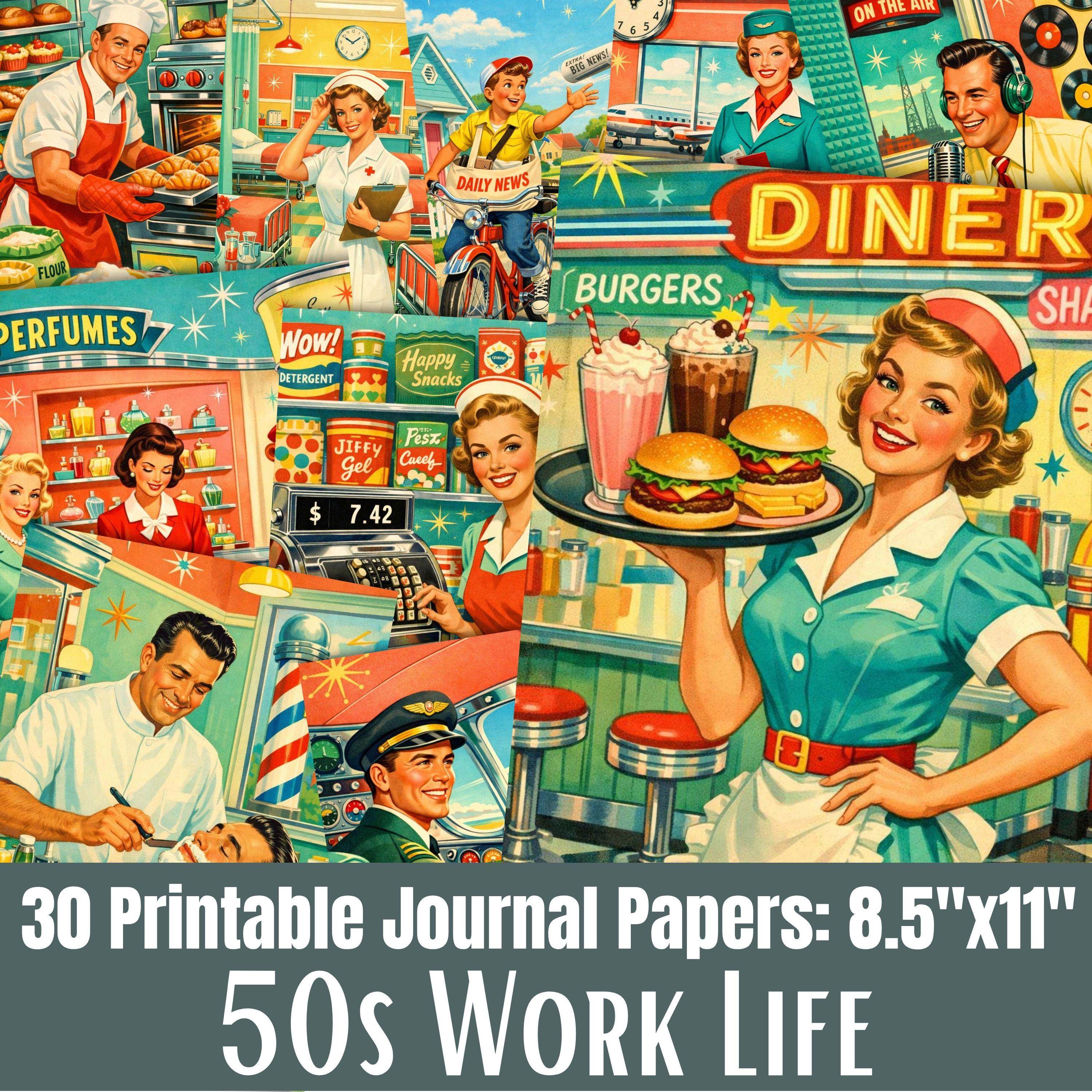 Life in the 50s Art - Etsy