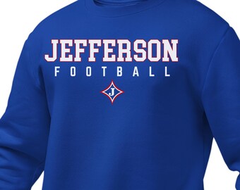 Bluza z nadrukiem Jefferson Dragons Football Dominance dla dorosłych