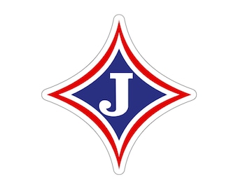 Jefferson Dragons 4"x4" Team Logo Window Decal