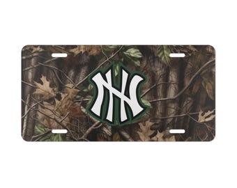 North Hall Trojans Camouflage Vanity License Plate