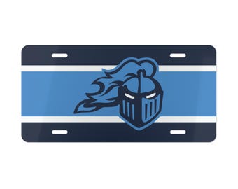 Johnson Knights Super Stripe Vanity License Plate