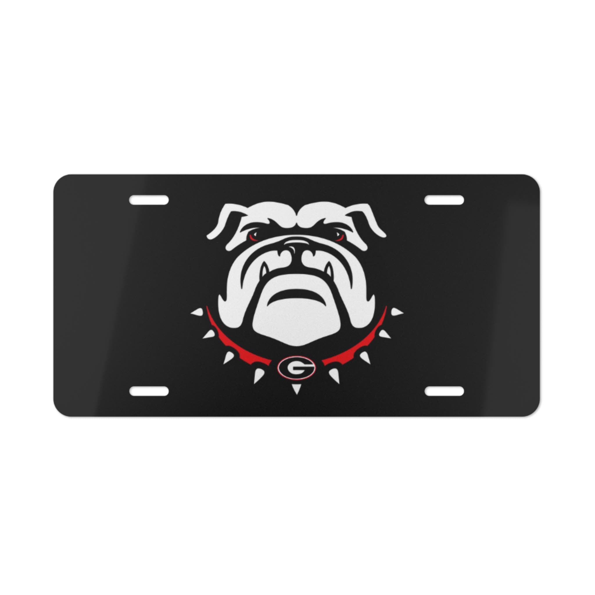 Georgia Bulldogs GameDay Black Alternate License Plate