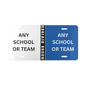 House Divided Personalized Vanity Plate | Car Tag | Front License Plate