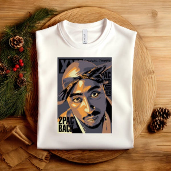 TUPAC- 10 and 12  inches dtf Ready to press transfer,  Heat Transfer, Direct to Film, Christmas DTF Transfers, T-shirt NOT included