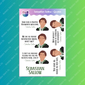 Sebastian Sallow - Citations - FEUILLE D'AUTOCOLLANTS