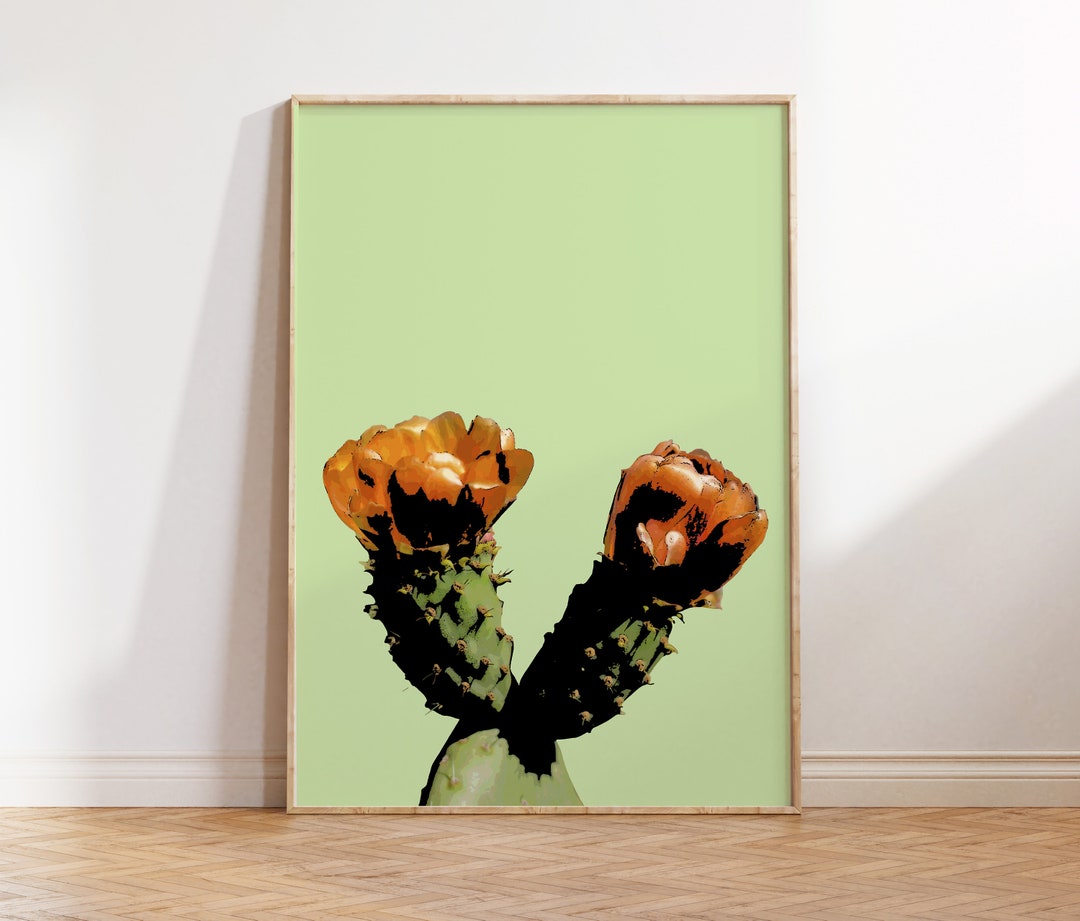 El Nopal Print Mexico Desert Print Mexican Desert Wall Art Print Mexico ...