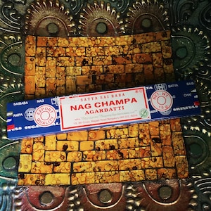Nag Champa Incense sticks, Satya Nag Champa, Agarbatti, 15g per box