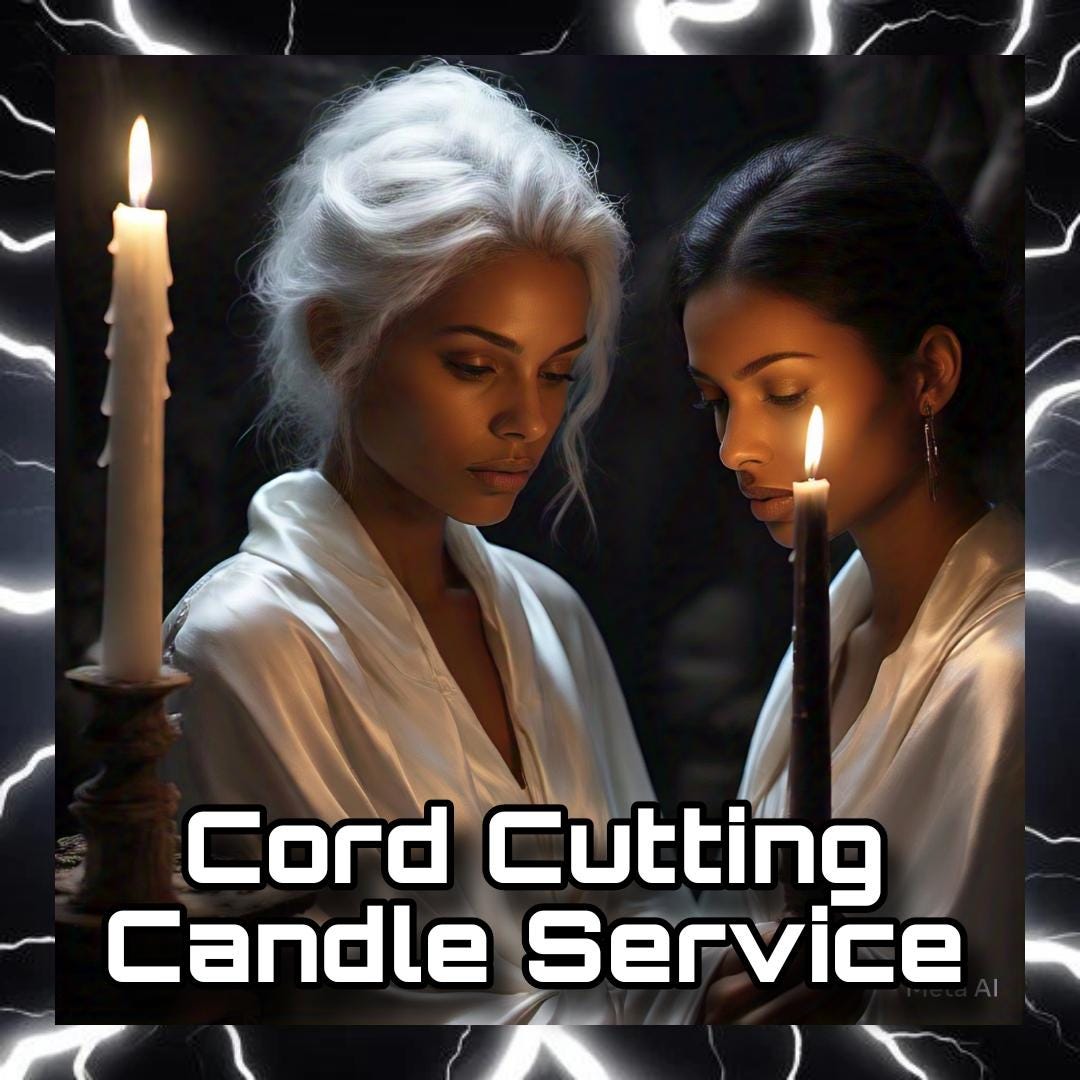 Cord Cutting Candle Ritual Service | Cut Toxic Ties, Release Negativity ...
