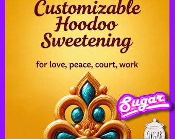 Custom Sweetening Jar Spell – Love, Favor, Peace, or Court Case | Spiritual Work Done on Your Behalf / Sugar Jar / Fast Results