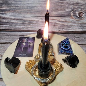 Spell Breaker & Binding Candle | Chime Candle | Break Hexes, Remove Magic, Stop Enemy Spells, Banishing Ritual, Hoodoo Protection Obeah