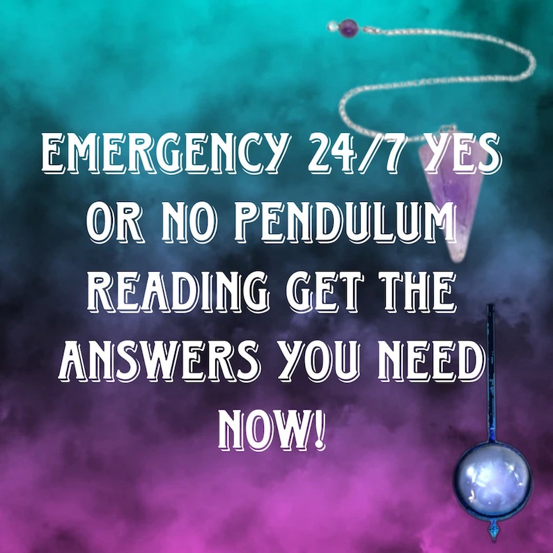 24/7 Pendulum Yes or No Answers Etsy