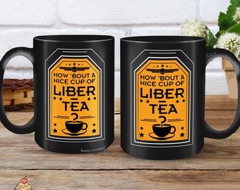 Liber-Tea Helldivers 2 Mug, Morning Cup Of Liber-Tea, Helldivers Taste Democracy, 11oz 15oz