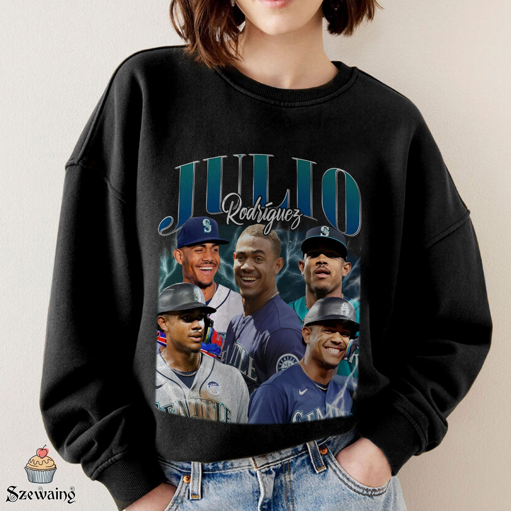 Funny julio Rodriguez Seattle Mariners Vintage WHT signature shirt, hoodie,  sweater, long sleeve and tank top