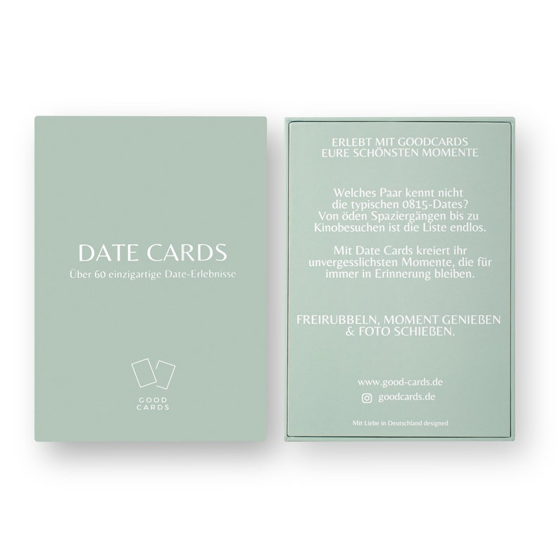 DATE CARDS The card game for couples, gift idea couples, Christmas gift, Valentine's Day, gift idea for him & her image 5