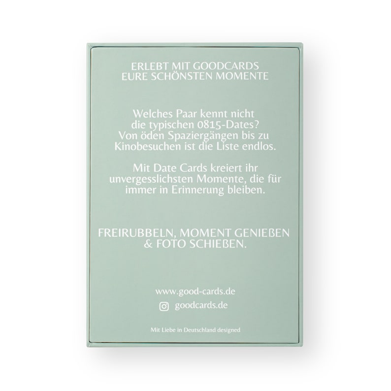 DATE CARDS - Das Kartenspiel für Paare, Geschenkidee Paare, Weihnachtsgeschenk, Valentinstag, Geschenkidee für sie & ihn bild 7