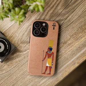 Egyptian God Phone Case: Ancient Design, Protective Cover