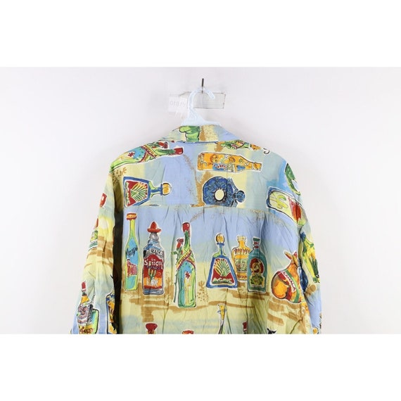 90s Streetwear Mens 2XL Faded Tequila All Over Pr… - image 10