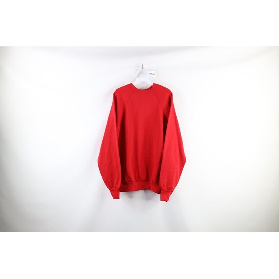 90s Streetwear Mens Size Large Blank Crewneck Swe… - image 1