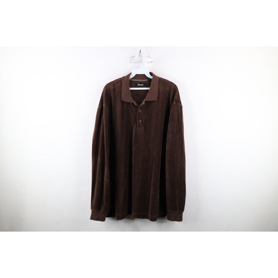 Striped velour polo - Gem