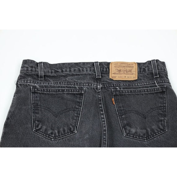 90s Levis 550 Orange Tab Mens 34x34 Faded Relaxed… - image 10