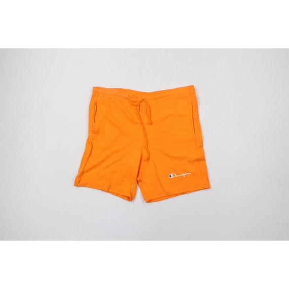 90s Champion Mens Small Spell Out Jersey Knit Dad Shorts Orange USA Vintage Champion Knit Shorts 1990s Above Knee Dad Shorts Cotton Short Etsy Australia
