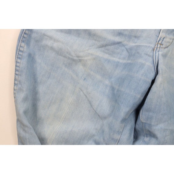 70s Streetwear Mens 34x30 Distressed Wide Leg Bel… - image 6