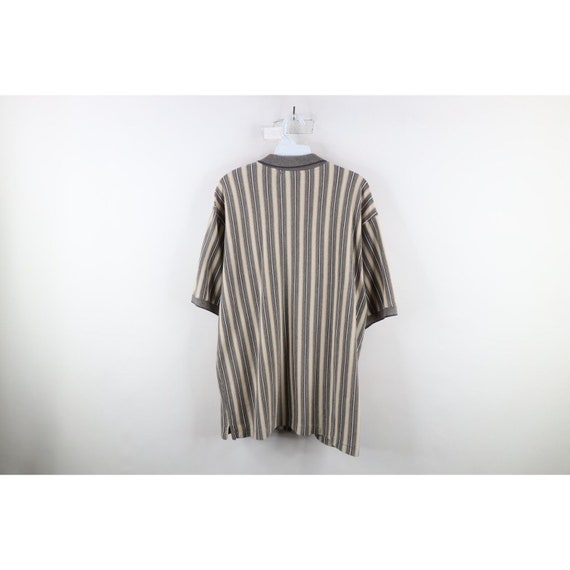 90s Streetwear Mens Large Faded Striped Color Blo… - image 6