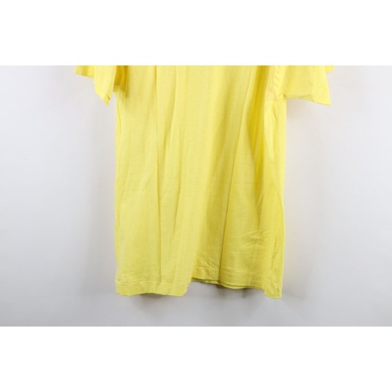 90s Streetwear Mens Large Blank Short Sleeve Pock… - image 8