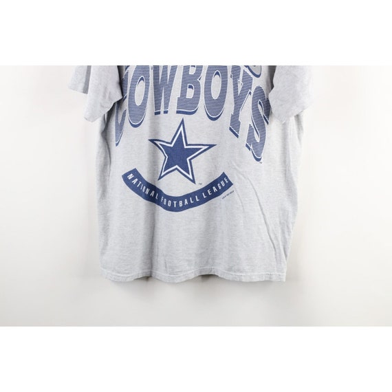 90s Mens Large Spell Out Dallas Cowboys Football … - image 3