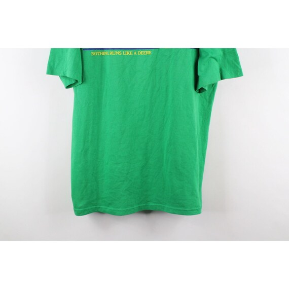 90s John Deere Mens XL Faded Spell Out Rainbow St… - image 3