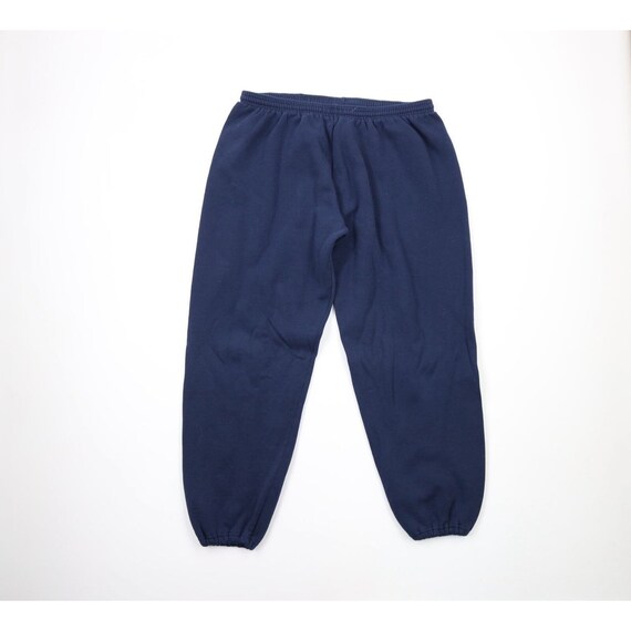 90s Streetwear Mens XL Faded Blank Sweatpants Jog… - image 1